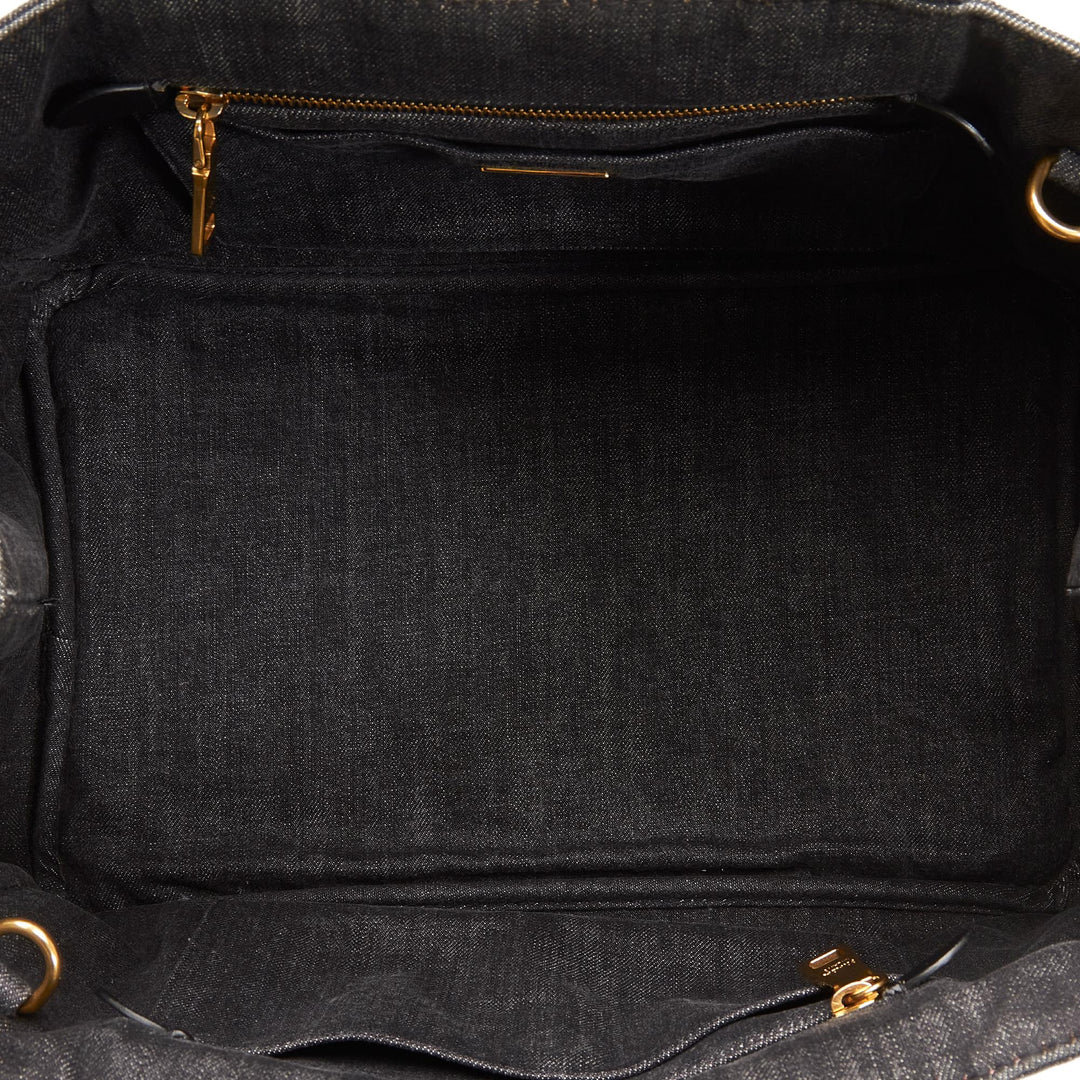 Prada Canapa Logo Satchel (SHG-qzvLy3)