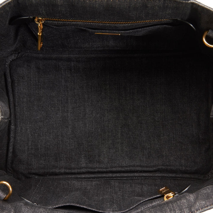 Prada Canapa Logo Satchel (SHG-qzvLy3)