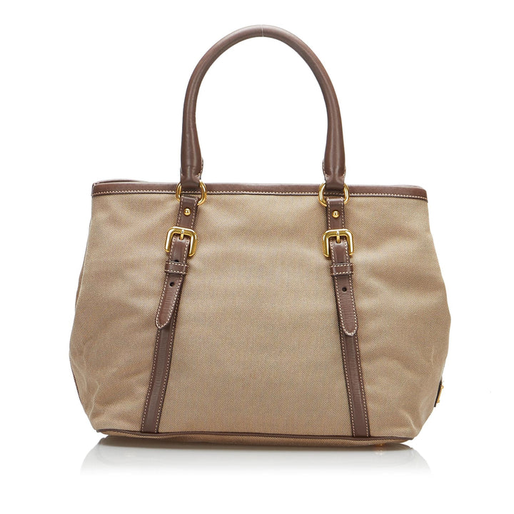 Prada Canapa Logo Satchel (SHG-G2nj09)