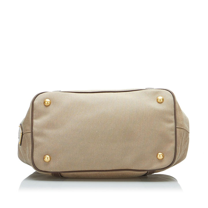 Prada Canapa Logo Satchel (SHG-G2nj09)