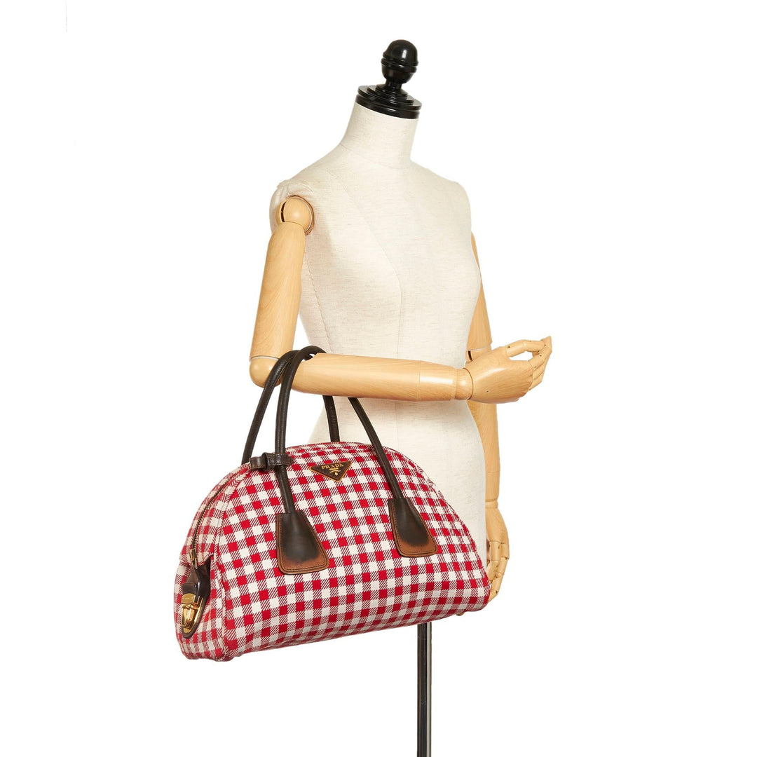 Prada Canvas Handbag (SHG-33745)