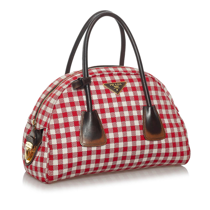 Prada Canvas Handbag (SHG-33745)