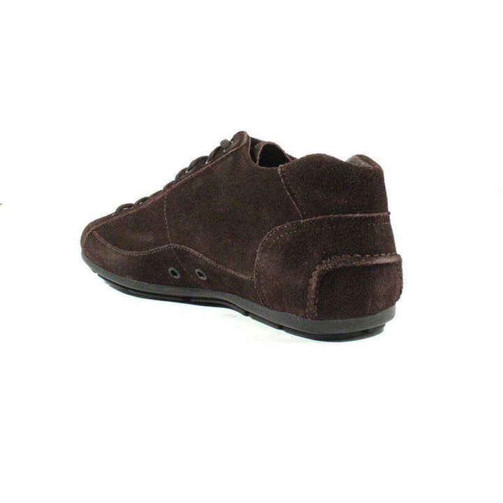 Prada Men's Brown Color Suede Sports Designer Shoes 2T1559 (PRM14)
