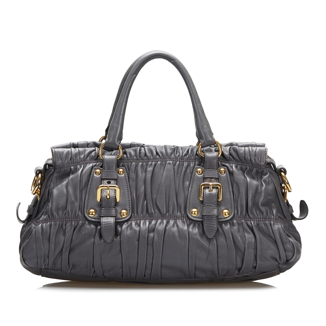 Prada Nappa Gaufre Handbag (SHG-5ElG2I)