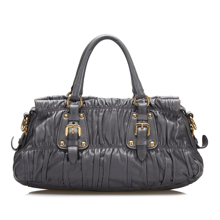 Prada Nappa Gaufre Handbag (SHG-5ElG2I)