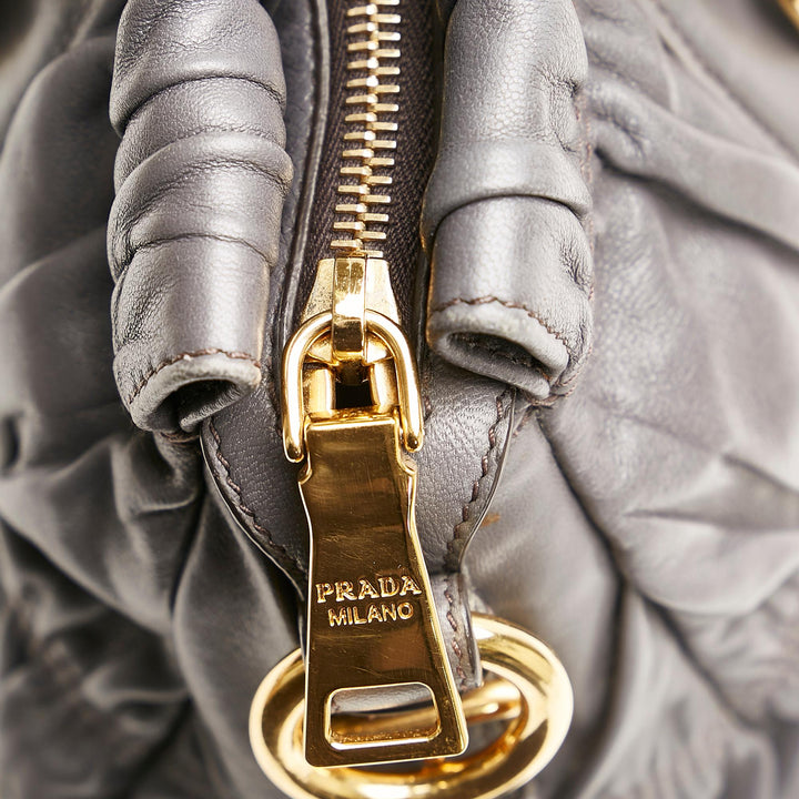 Prada Nappa Gaufre Handbag (SHG-5ElG2I)
