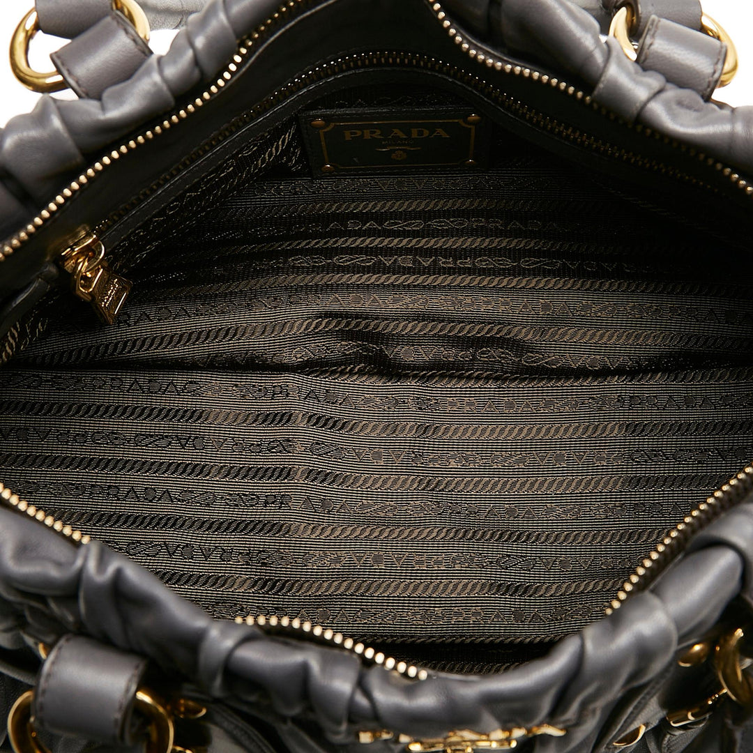 Prada Nappa Gaufre Handbag (SHG-5ElG2I)