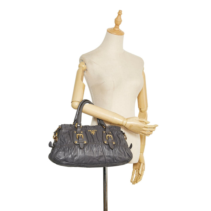 Prada Nappa Gaufre Handbag (SHG-5ElG2I)