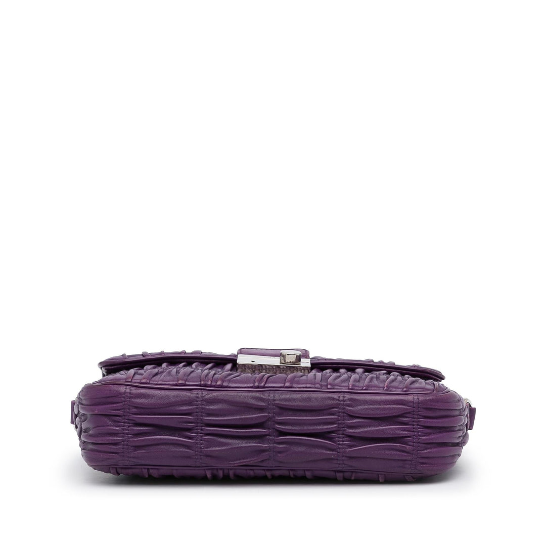 Prada Nappa Gaufre Sound Lock Crossbody Bag (SHG-GrlPP0)