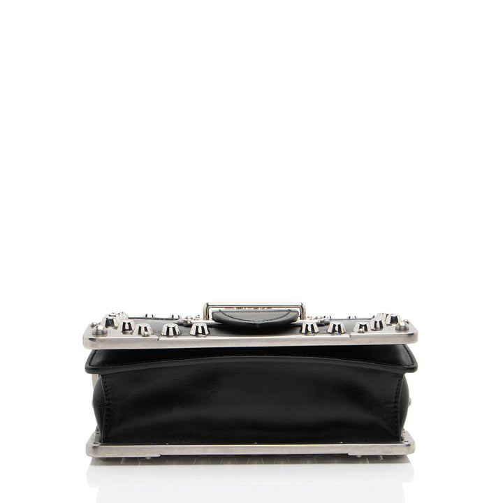 Prada Saffiano Calfskin Studded Cahier Crossbody (SHF-Cf2bbw)