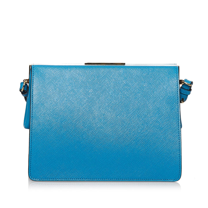 Prada Saffiano Light Frame Crossbody Bag (SHG-29729)