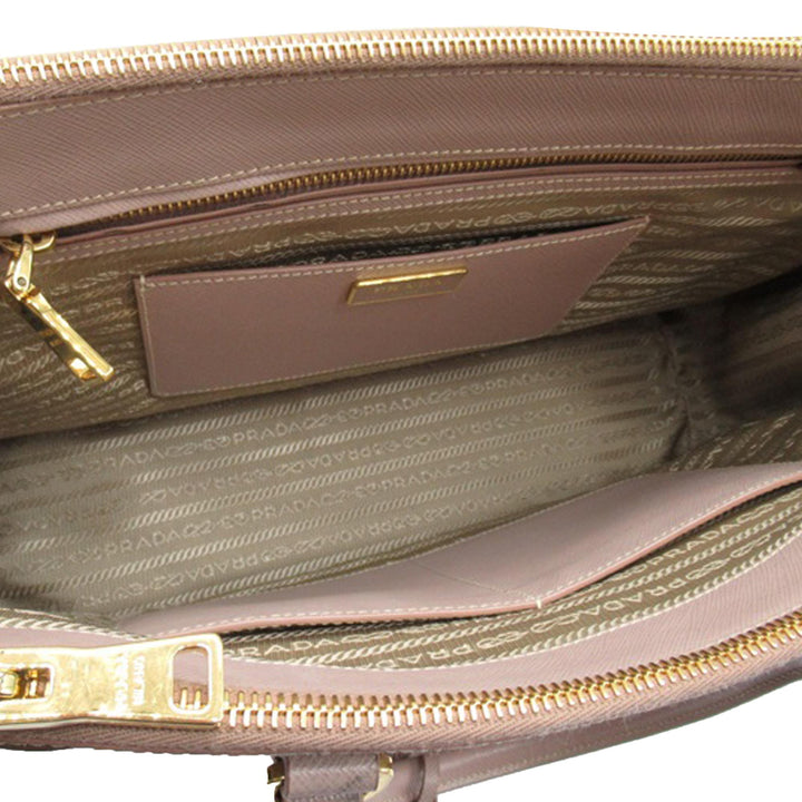 Prada Saffiano Lux Galleria Double Zip Satchel (SHG-Fx4kTW)