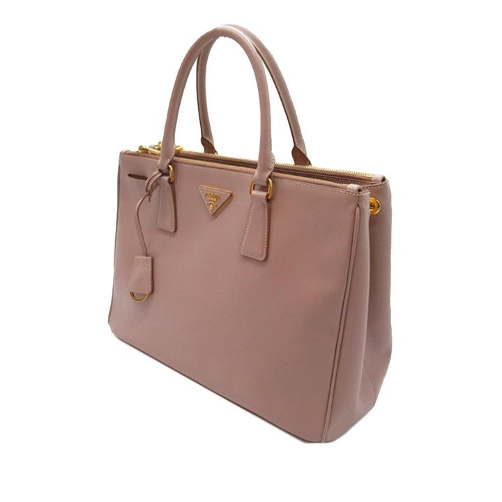 Prada Saffiano Lux Galleria Double Zip Satchel (SHG-Fx4kTW)