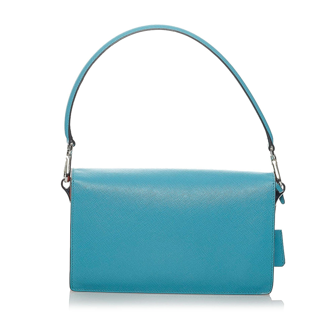 Prada Saffiano Sound Lock Satchel (SHG-29571)