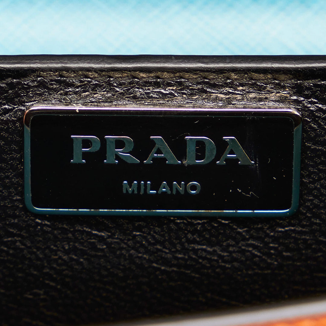 Prada Saffiano Sound Lock Satchel (SHG-29571)