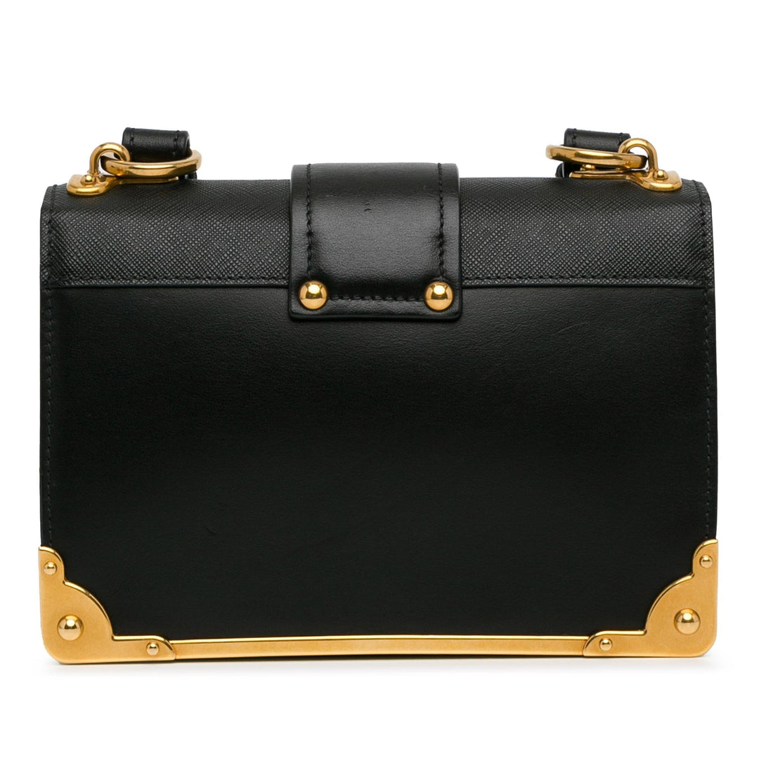 Prada Saffiano Trimmed City Calf Cahier (SHG-NqRoWz)