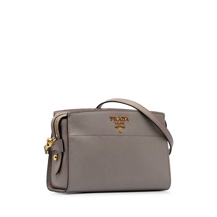 Prada Saffiano and City Calf Esplanade Crossbody (SHG-2jQeCZ)
