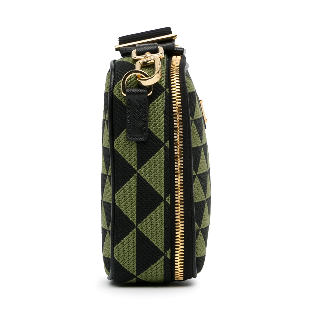 Prada Symbole Triangolo Crossbody (SHG-NH6Xyh)