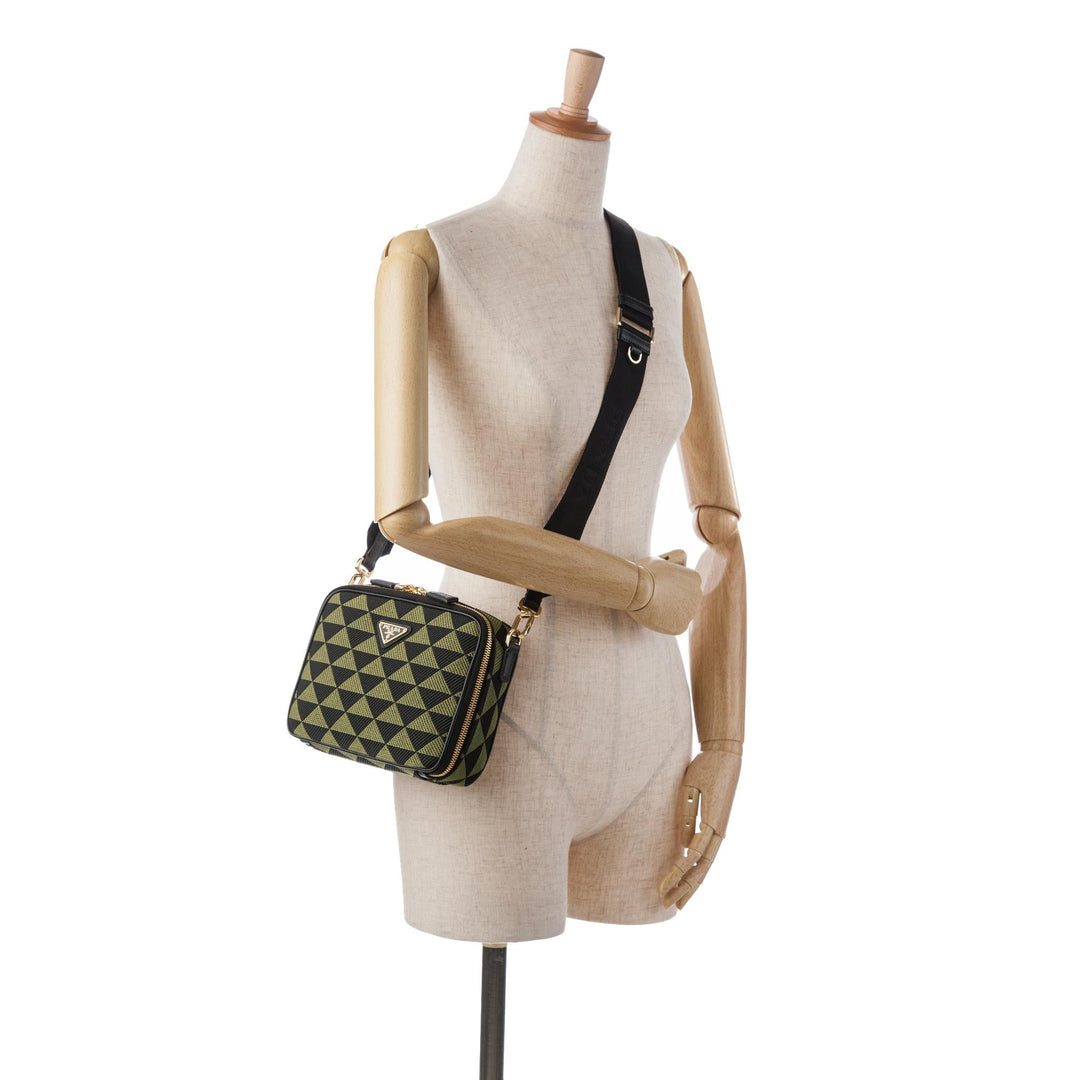 Prada Symbole Triangolo Crossbody (SHG-NH6Xyh)