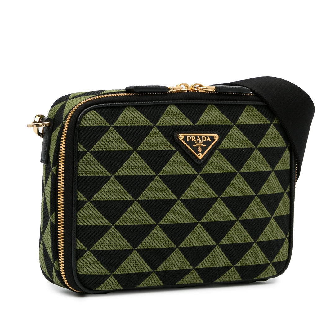 Prada Symbole Triangolo Crossbody (SHG-NH6Xyh)