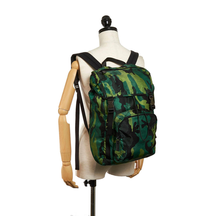 Prada Tessuto Camouflage Backpack (SHG-30656)