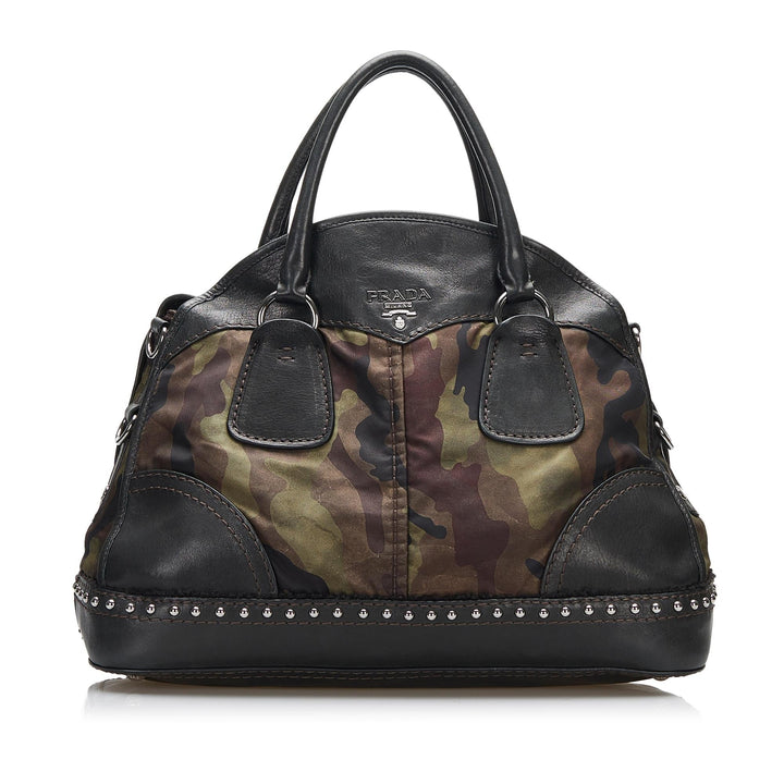 Prada Tessuto Camouflage Satchel (SHG-o5gD2P)
