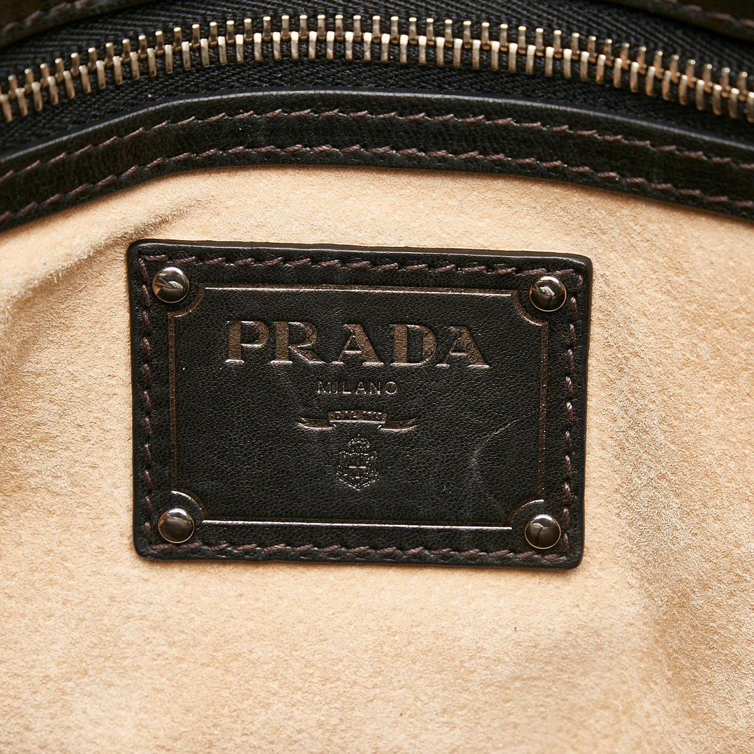 Prada Tessuto Camouflage Satchel (SHG-o5gD2P)