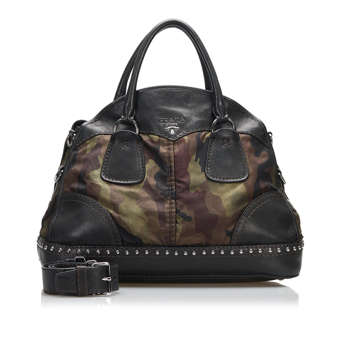 Prada Tessuto Camouflage Satchel (SHG-o5gD2P)