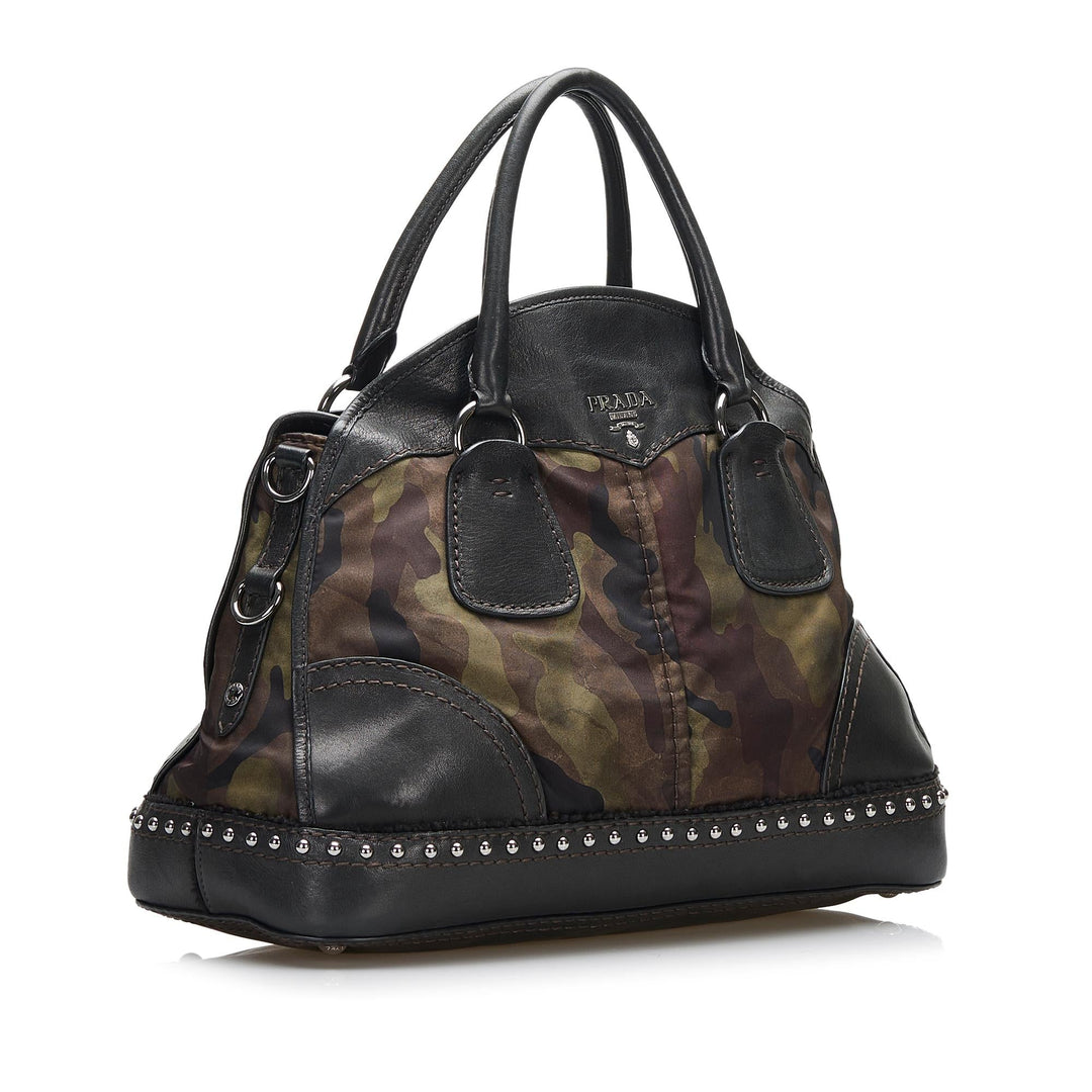 Prada Tessuto Camouflage Satchel (SHG-o5gD2P)