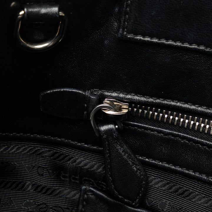 Prada Tessuto Logo Fiocco Bow Satchel (SHG-VF3Tq6)