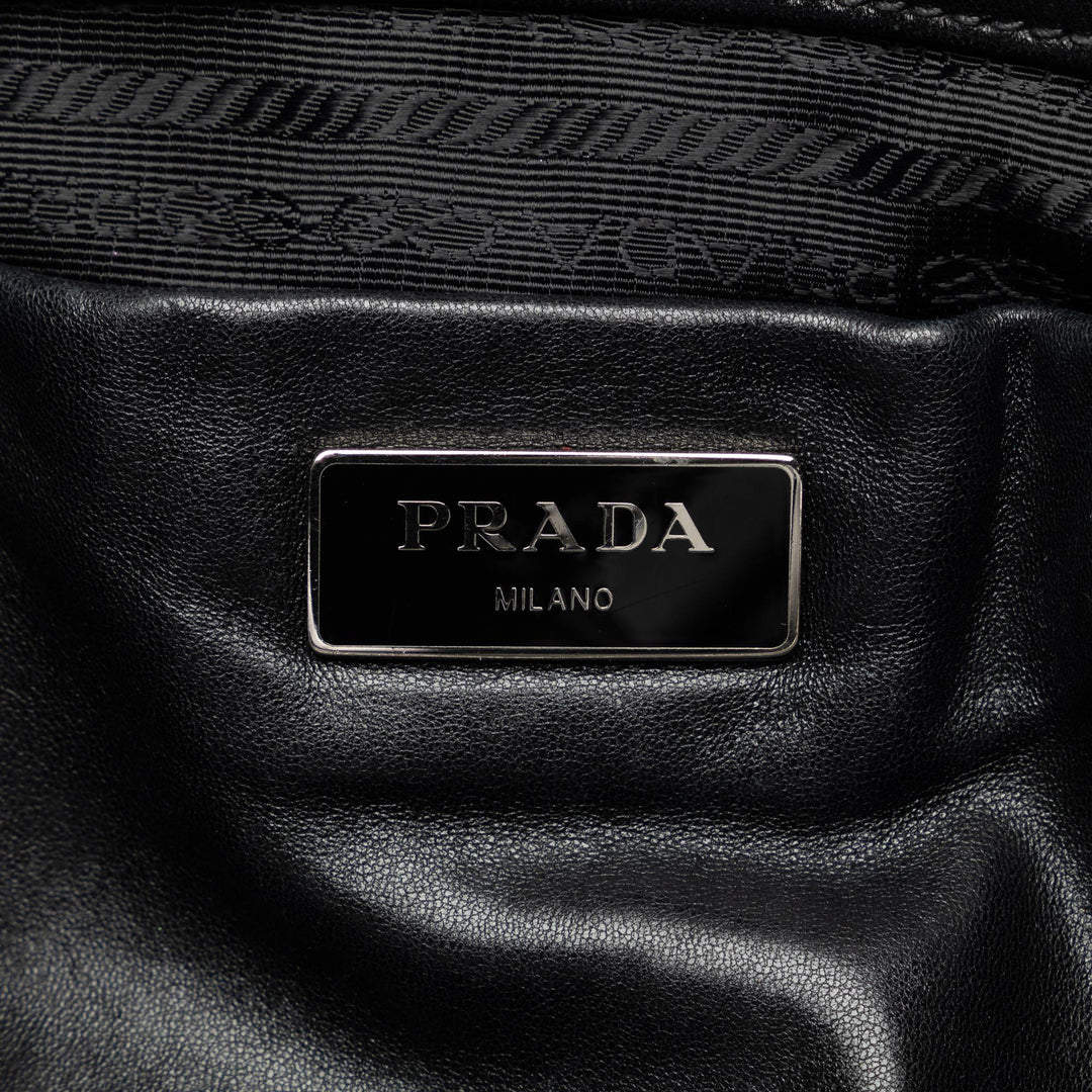 Prada Tessuto Logo Fiocco Bow Satchel (SHG-VF3Tq6)