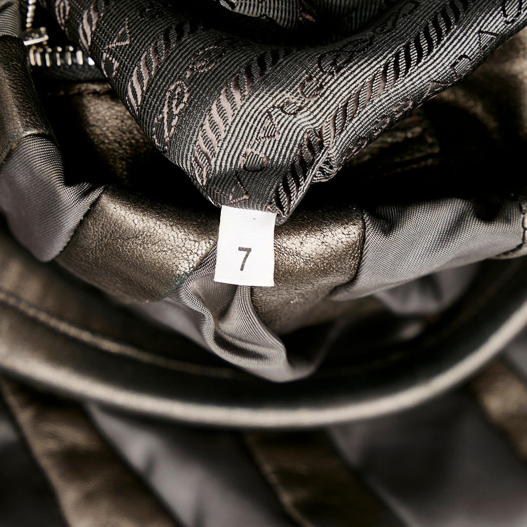 Prada Tessuto Nappa Waves Hobo Bag (SHG-27221)