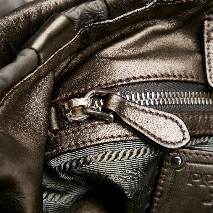 Prada Tessuto Nappa Waves Hobo Bag (SHG-27221)
