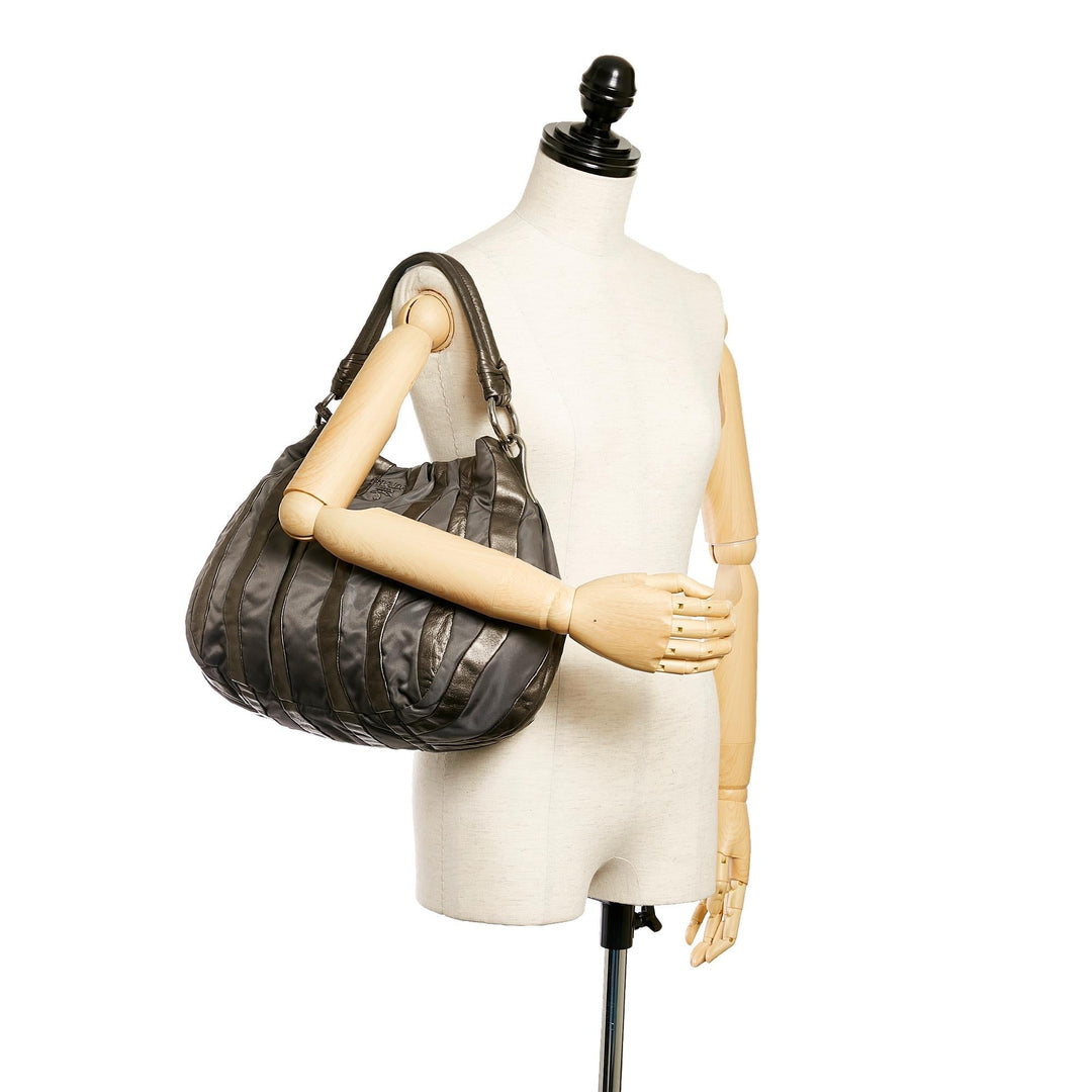 Prada Tessuto Nappa Waves Hobo Bag (SHG-27221)