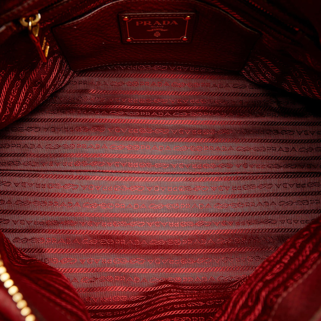 Prada Vitello Daino Handbag (SHG-30254)
