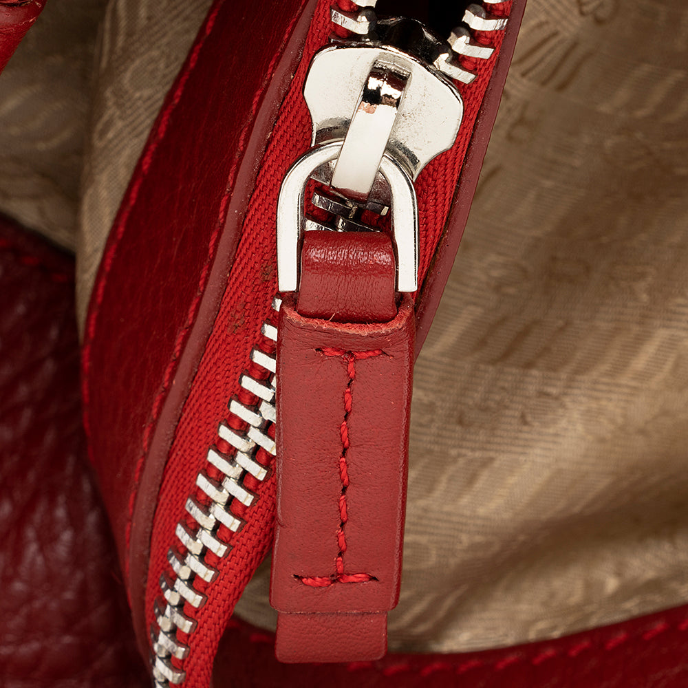 Prada Vitello Daino Side Pocket Tote - FINAL SALE (SHF-19786)