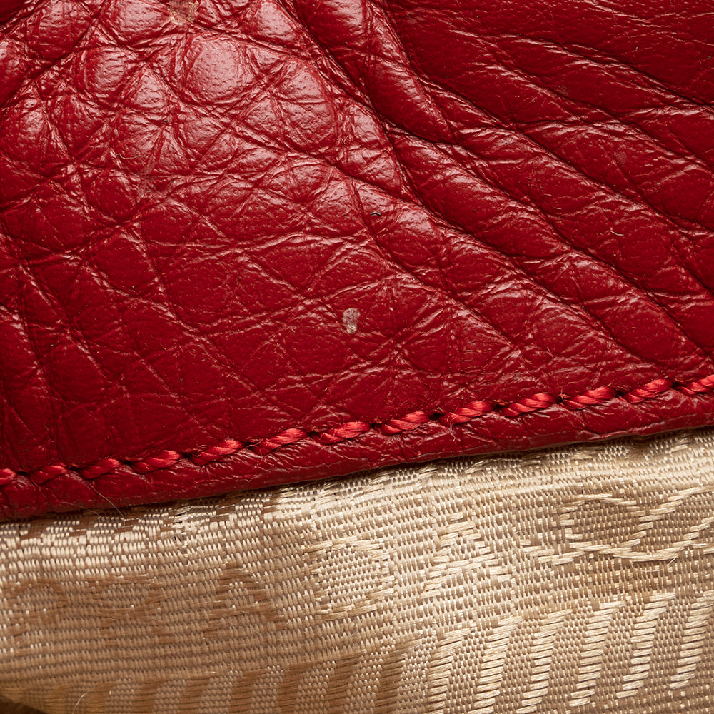 Prada Vitello Daino Side Pocket Tote - FINAL SALE (SHF-19786)