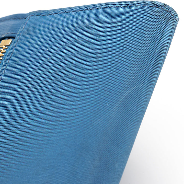 Prada Vitello Tessuto Continental Wallet (SHF-21038)