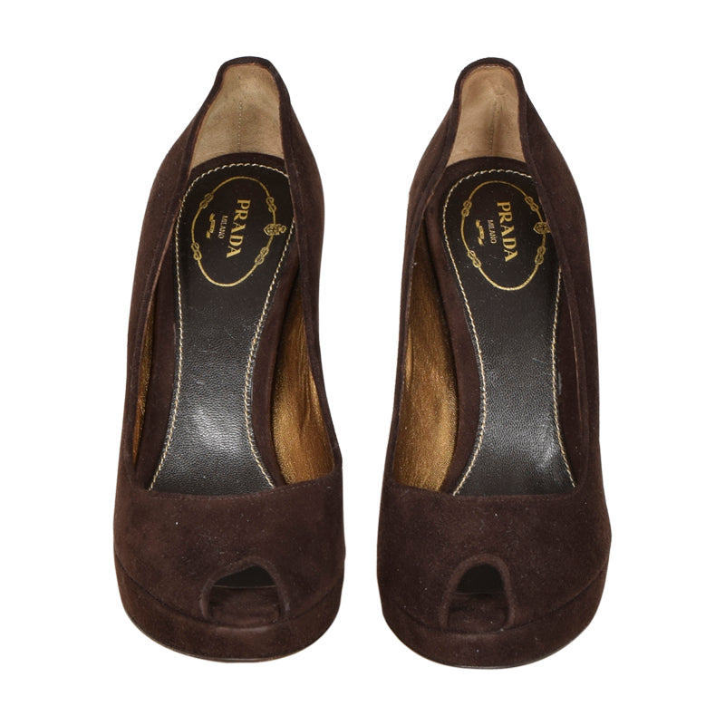 Prada Suede Pumps