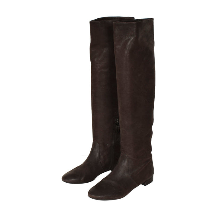 Prada Tall Leather Boots