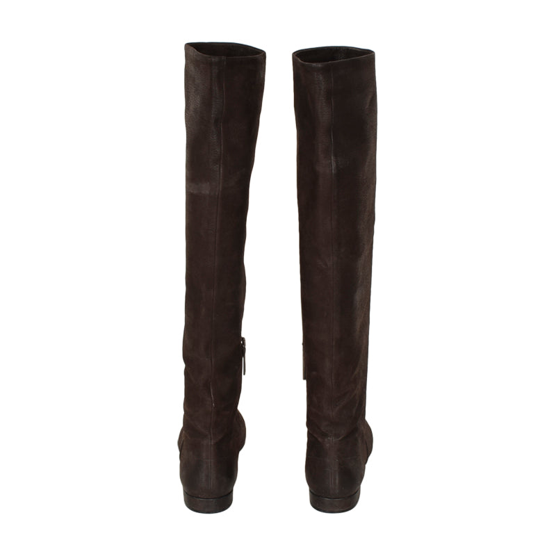 Prada Tall Leather Boots