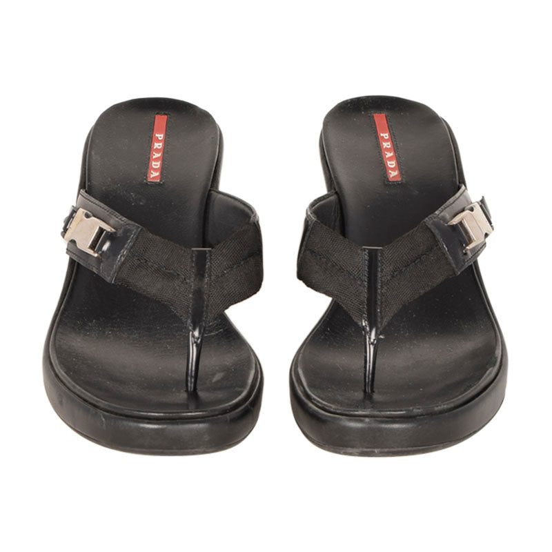 Prada Sport Wedge Sandals