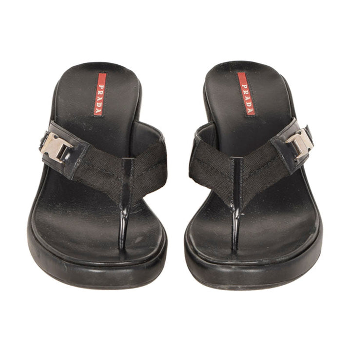 Prada Sport Wedge Sandals