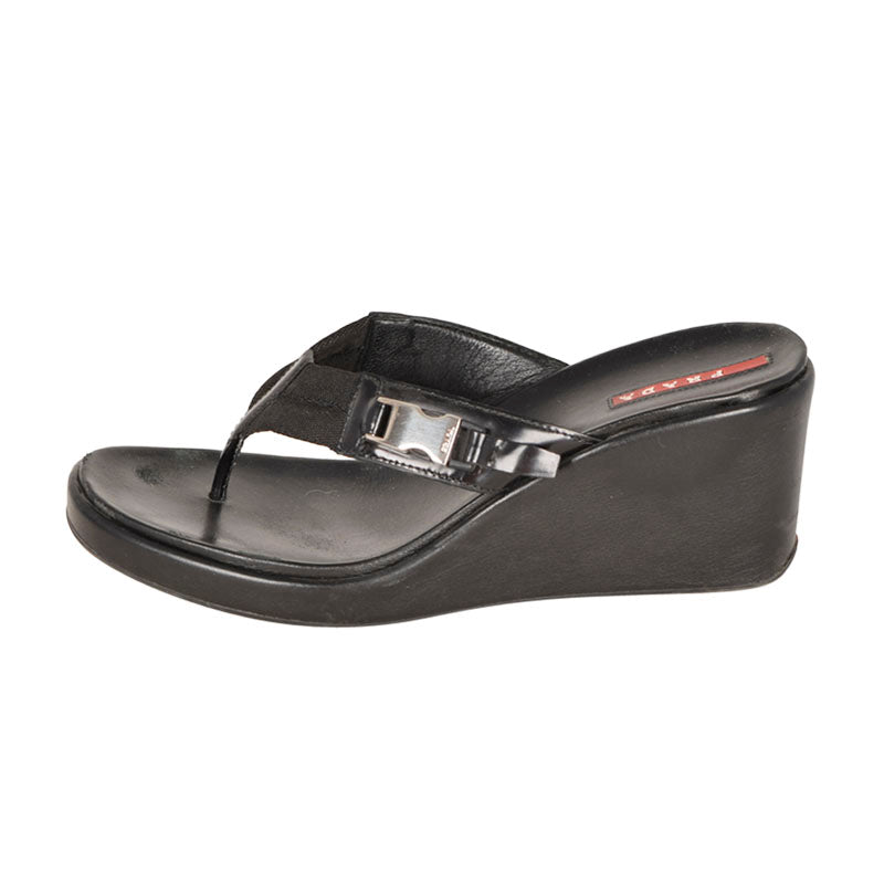 Prada Sport Wedge Sandals