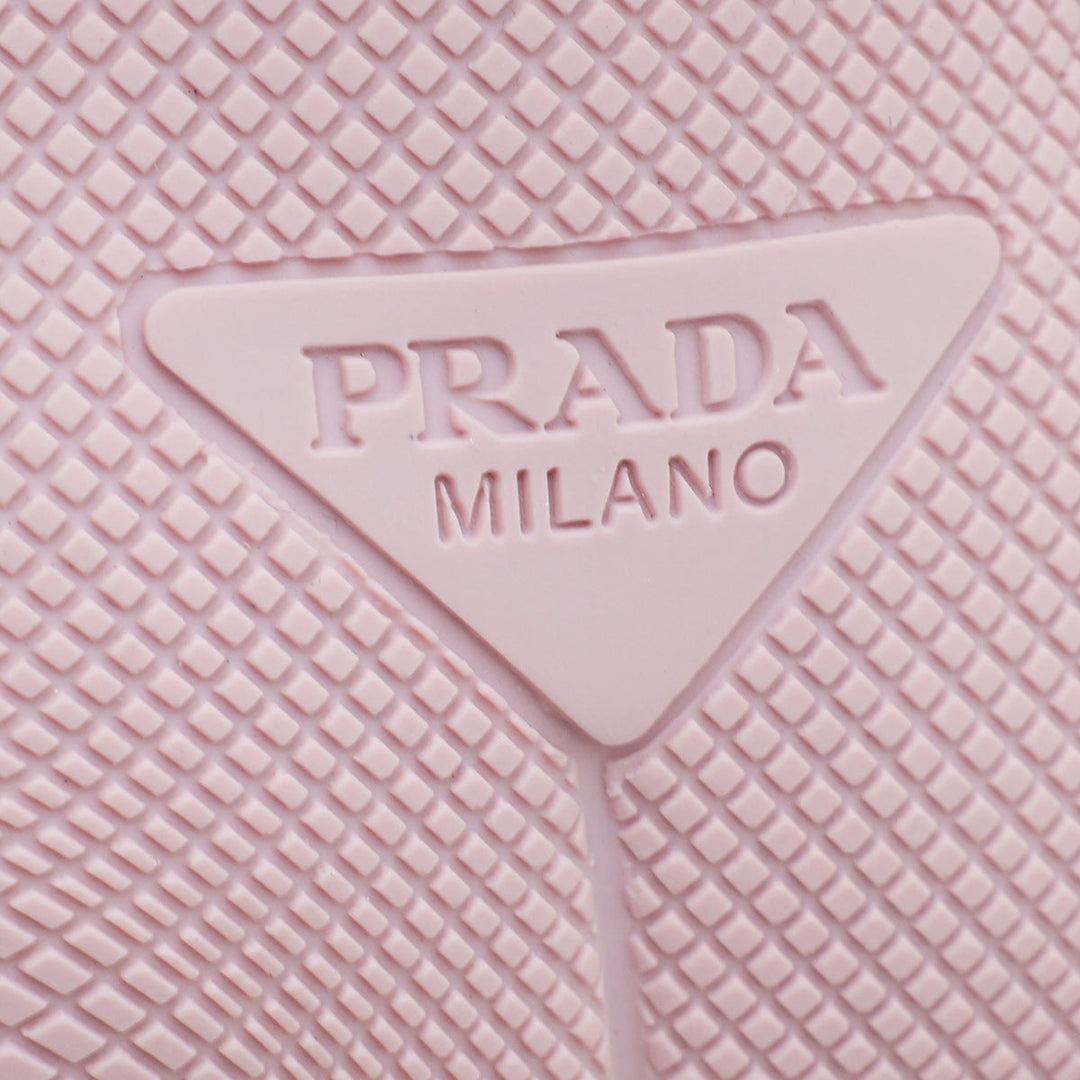 Prada Pink Soft Padded Slingback Heels 38