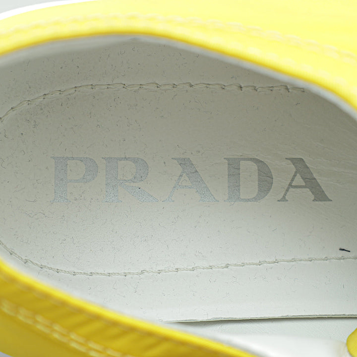 Prada Yellow Logo Re-Nylon Sneaker 36
