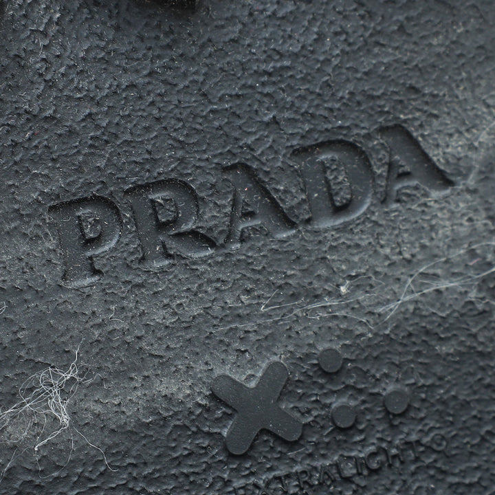 Prada Black Foam Rubber Sandal 38