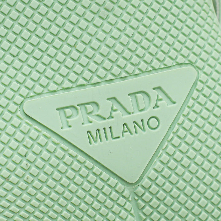 Prada Mint Green Soft Padded Slingback Pumps 38.5