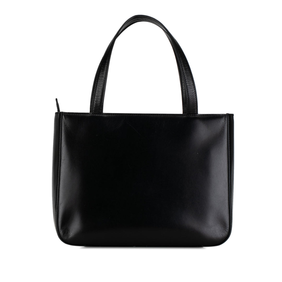 BURBERRY Leather Nova Check Handbag