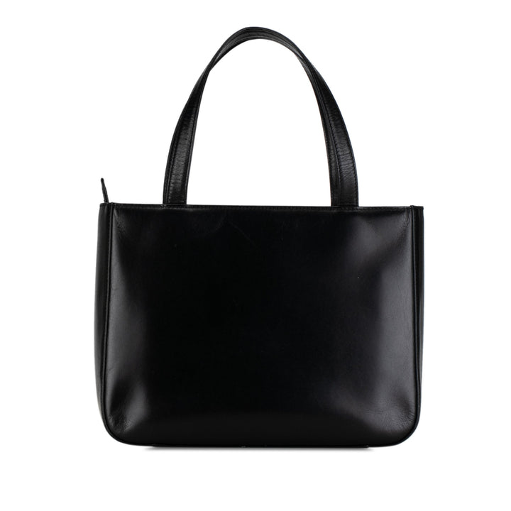 BURBERRY Leather Nova Check Handbag